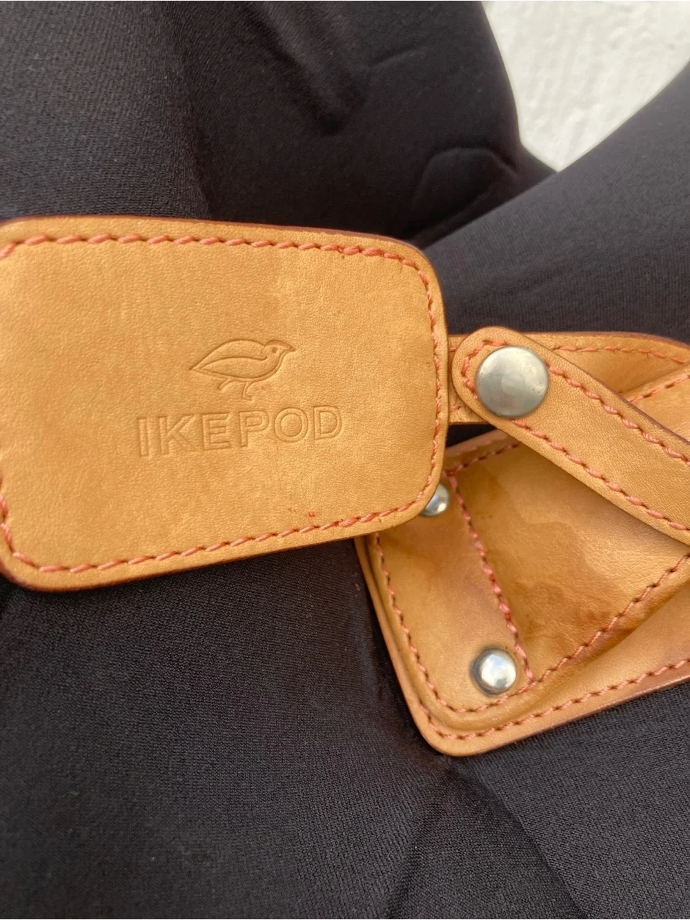 Rare Ikepod x Marc Newson Neoprene & Vachetta Leather Duffle Bag BackpackVintage
